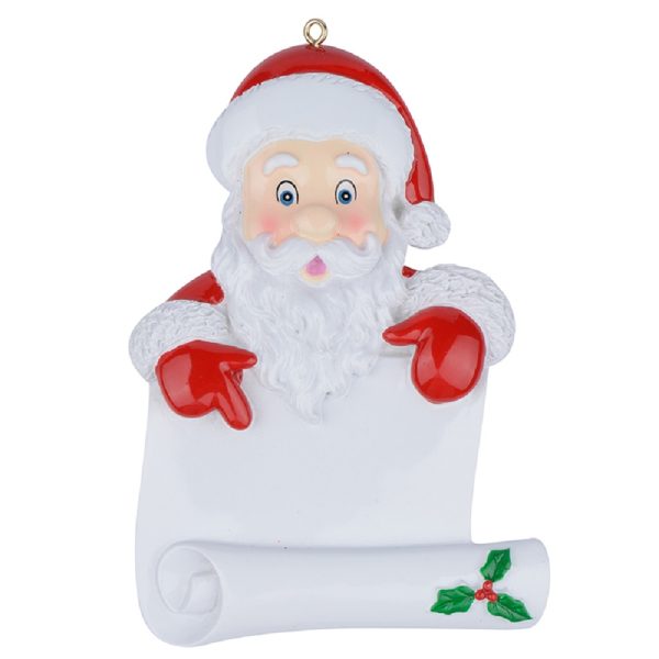 Maxora Personalized Santa's Scroll Ornament